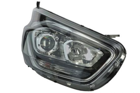 Faruri - Far Dreapta potrivit FORD TRANSIT / TOURNEO CUSTOM 2017-2023 (H1/H7/LED/PY21W, cu motor)