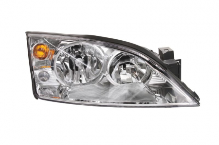 Far dreapta H1/H7/P21W/W5W, electric, fara motoras, halogen, culoare insert: cromat, culoare semnalizator: galben potrivit FORD MONDEO III -03.07 [0]
