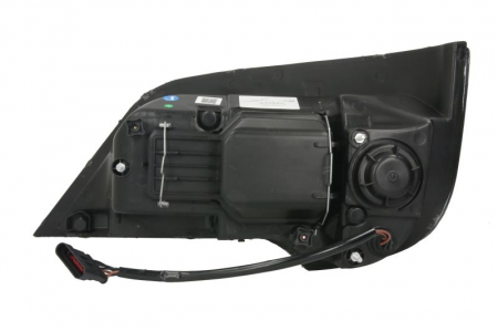 Far dreapta (H1/H7/PY21W/W5W, culoare insert: crom platinat, culoare indicator: alb) potrivit MERCEDES TRAVEGO (O 580) 01.08- [1]