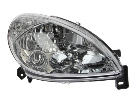Far dreapta H1/H7/PY21W/W5W, electric, cu motor, culoare interior negru/cromat, culoare semnalizator: transparent potrivit CITROEN XSARA 2000-2005 [0]