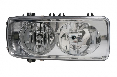 Iluminat auto - Far dreapta (H1/H7/PY21W/W5W, electric, fara motor, culoare insert: crom platinat, culoare indicator: transparent) potrivit DAF 75 CF, 85 CF, CF 65, CF 75, CF 85, LF 45, LF 55, SB, XF 105 01.74-