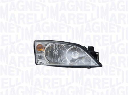 Iluminat auto - Far dreapta (H1/H7, reglaj electric, cu motoras, fundal cromat) FORD MONDEO 2000-2007