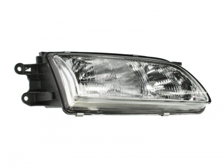 Iluminat auto - Far dreapta (H1/H7, reglaj electric, cu motoras, fundal cromat, fundal transparent) MAZDA 626 2001-2002
