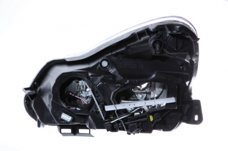 Far dreapta (H1/H7, reglaj electric, cu motoras, fundal cromat) OPEL CORSA D [1]