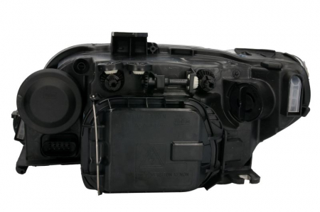 Far dreapta (H1/H7, reglaj electric, cu motoras, fundal cromat) SEAT EXEO, EXEO ST 2008-2013 [1]