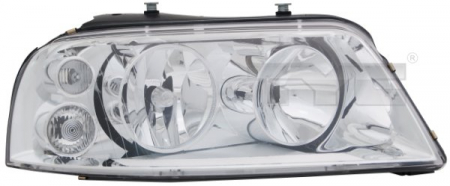 Far dreapta (H1/H7, reglaj electric, cu motoras, fundal cromat) VW SHARAN
