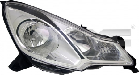 Far dreapta (H1/H7, reglaj electric, cu motoras, fundal negru) CITROEN C3, DS3 2009-2014