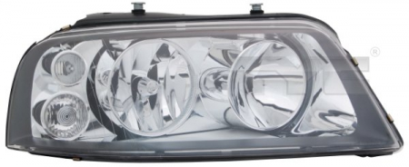 Far stanga (H1/H7, reglaj electric, cu motoras, fundal negru) SEAT ALHAMBRA