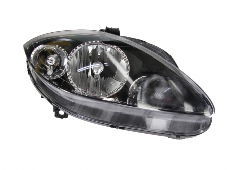 Far dreapta (H1/H7, reglaj electric, cu motoras, fundal negru) SEAT ALTEA, ALTEA XL, LEON, TOLEDO 2004-2009 [0]