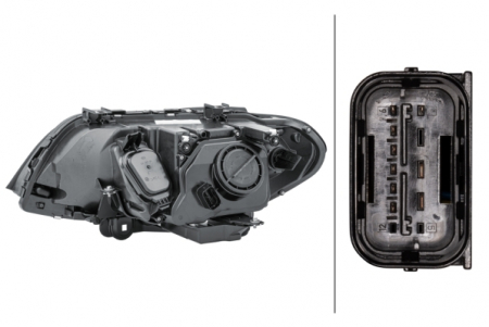 Far dreapta (H1/H7, reglaj electric, cu motoras, fundal transparent) BMW X5 (E53) 2003-2006 [1]
