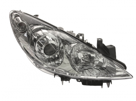 Far dreapta (H1/H7, reglaj electric, cu motoras) PEUGEOT 307 2005-2007
