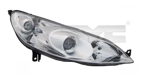Far dreapta (H1/H7, reglaj electric, cu motoras) PEUGEOT 407 2004-2010