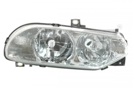 Piese Auto - Far dreapta (H1/H7, reglaj electric, fundal cromat) ALFA ROMEO 156 1997-2003