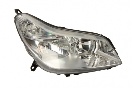 Far dreapta (H1/H7, reglaj electric, fundal cromat) CITROEN C5 II 2004-2008