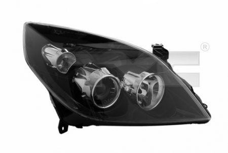 Far dreapta (H1/H7, reglaj electric, fundal negru) OPEL SIGNUM, VECTRA 2005-2008
