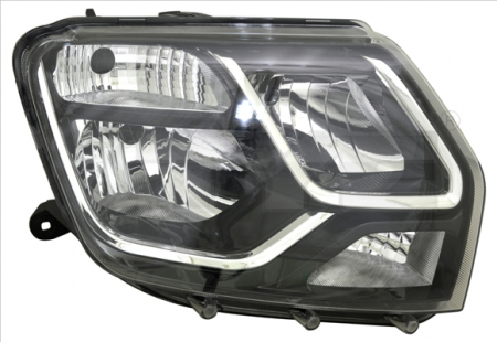 Iluminat auto - Far Dreapta potrivit DACIA DUSTER, DUSTER/SUV; RENAULT OROCH dupa 2015 (H1/H7/W21, mecanic, fara motoras)