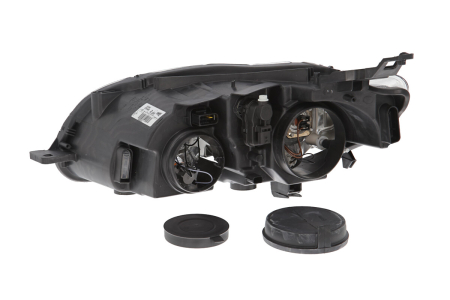Far Dreapta H1/H7/W5W, electric, cu motor, culoare semnalizator: transparent potrivit PEUGEOT 301 2012-2016 [2]