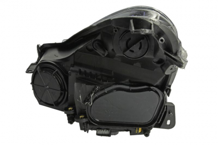 Far Dreapta (H1/H7/W5W, electric, cu motor, halogen, culoare interior cromat, culoare semnalizator: transparent) potrivit OPEL CORSA D [1]