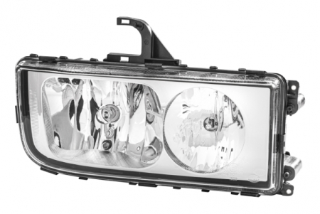 Iluminat auto - Far dreapta (H1/H7/W5W, electric cu motoras, insertii crom) MERCEDES Clasa AXOR 2 dupa 2004