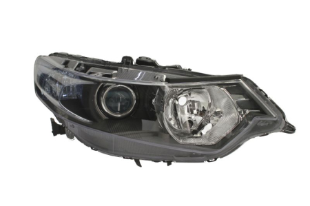 Faruri - Far Dreapta potrivit HONDA ACCORD IX, ACCORD VIII (H1/HB3, electric, fara motoras, culoare insert: negru, culoare semnalizator: transparent)