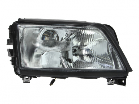 Piese Auto - Far dreapta (H1, reglaj electric, manual, fundal cromat) AUDI A6 1994-1997