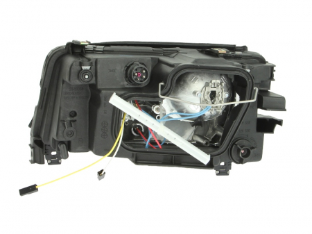 Far dreapta (H1, reglaj electric, manual, fundal cromat) AUDI A6 1994-1997 [1]