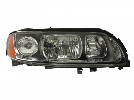 Iluminat auto - Far Dreapta (H11/H9, electric, fara motoras, culoare insert: negru) potrivit VOLVO S60 I, V70 II, XC70 I