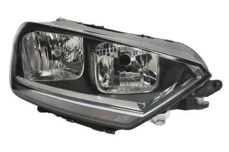Faruri - Far Dreapta potrivit VW GOLF SPORTSVAN VII (H15/H21W/H7, electric, cu motor, culoare insert: negru)