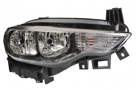 Far dreapta (H15/H7/PY21W, electric, cu motor, culoare insert: negru) potrivit FIAT TIPO 356 10.15-09.20 [0]