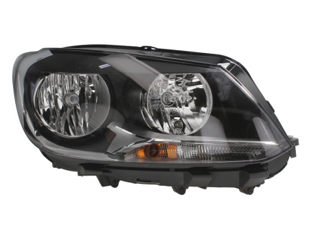 Iluminat auto - Far dreapta (H15/H7, reglaj electric, cu motoras, cu lumini de zi) VW CADDY, TOURAN 2010-2015