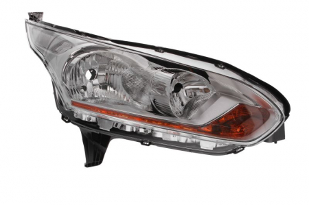 Iluminat auto - Far dreapta (H15/H7, reglaj electric, cu motoras) FORD TRANSIT / TOURNEO CONNECT dupa 2013