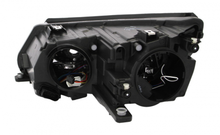 Far dreapta (H15/H7, reglaj electric, fundal cromat, fundal transparent) VW TIGUAN 2007-2018 [1]