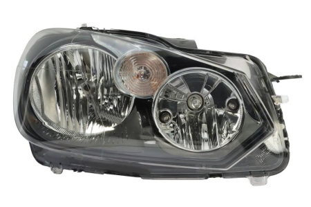 Iluminat auto - Far Dreapta H15/H7/W5W, electric, fara motoras, culoare semnalizator: transparent potrivit VW GOLF VI 2008-2013