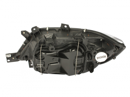 Far dreapta (H3/H7, reglaj electric, fundal cromat, fundal transparent) MERCEDES SPRINTER 2000-2002 [1]