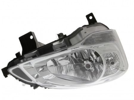 Iluminat auto - Far Dreapta (H4, electric, cu motor, culoare insert: cromat, culoare semnalizator: transparent) potrivit CITROEN BERLINGO, BERLINGO MULTISPACE, BERLINGO/MINIVAN