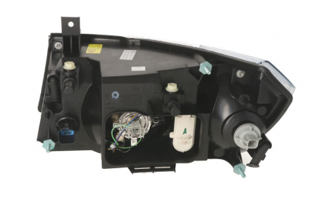 Far Dreapta (H4, electric, cu motor, culoare insert: negru) potrivit FORD TRANSIT -05.06 [1]