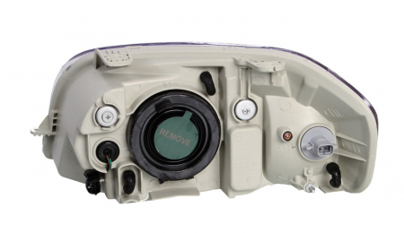 Far Dreapta (H4, electric, cu motor, culoare interior: cromat, culoare semnalizator: galben) potrivit CHEVROLET AVEO / KALOS [1]