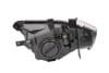 Far Dreapta (H4, electric, cu motor, culoare interior: negru, culoare semnalizator: galben) potrivit MITSUBISHI COLT VI [2]