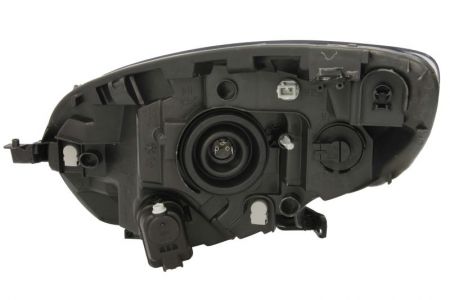 Far dreapta (H4, electric, cu motoras, fundal cromat) CITROEN C1 2005-2014 [1]
