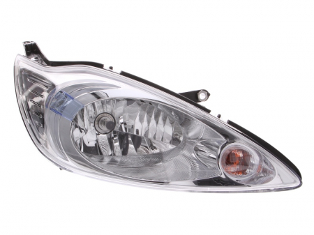 Iluminat auto - Far dreapta (H4, electric, cu motoras, fundal cromat) FORD KA 2008-2016