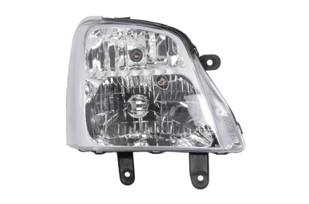 Iluminat auto - Far Dreapta (H4, electric, fara motoras, culoare insert: argintiu, culoare semnalizator: transparent) potrivit ISUZU D-MAX I RA 2002-2006