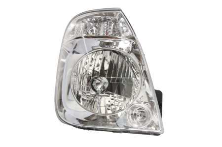 Iluminat auto - Far Dreapta (H4, electric, fara motoras, culoare insert: argintiu) potrivit KIA 2400, 2500, 2700, 3000, 3600, 4000 II 1998-2000