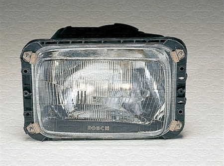Far Stanga (H4, electric, fara motoras, culoare insert: argintiu) potrivit MERCEDES LK/LN2, T2/LN1 01.84-12.98