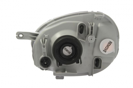 Far Dreapta (H4, electric, fara motoras, culoare insert: cromat, culoare semnalizator: galben) potrivit HYUNDAI ATOS 01.01-12.03 [1]