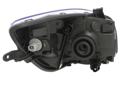 Far Dreapta (H4, electric, fara motoras, culoare insert: cromat, culoare semnalizator: galben) potrivit TOYOTA YARIS -11.08 [1]