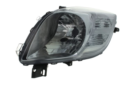 Far Dreapta (H4, electric, fara motoras, culoare insert: cromat, culoare semnalizator: galben) potrivit TOYOTA YARIS -11.08 Iluminat auto - Far Dreapta (H4, electric, fara motoras, culoare insert: cromat, culoare semnalizator: galben) potrivit TOYOTA YARIS -11.08