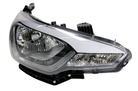 Faruri - Far dreapta H4, electric, fara motoras potrivit HYUNDAI I20 ACTIVE, I20 II