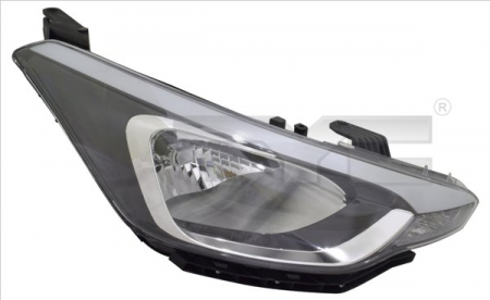 Far dreapta H4, electric, fara motoras potrivit HYUNDAI I20 ACTIVE, I20 II [2]