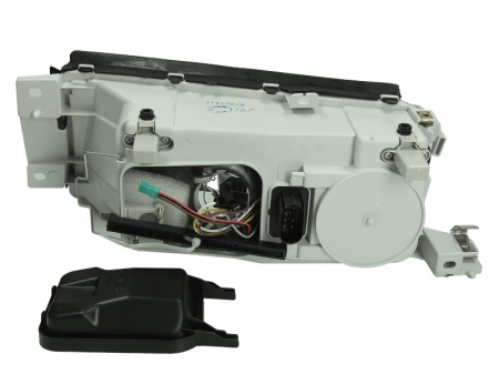 Far dreapta (H4, electric, fundal argintiu) SKODA OCTAVIA 2000-2010 [0]