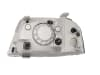 Far dreapta (H4, electric, fundal cromat, fundal galben) HYUNDAI ATOS 1998-2002 [2]